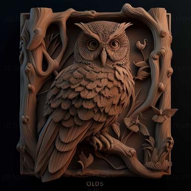 3D model Otus nigrorum (STL)